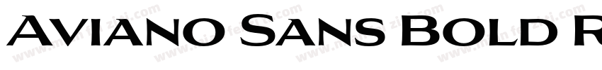 Aviano Sans Bold Reg字体转换
